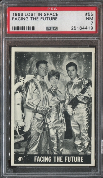 1966 Topps Lost in Space #55 Facing the Future PSA7 NM
