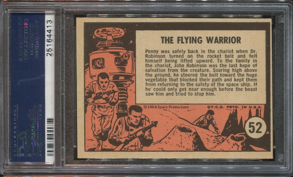 1966 Topps Lost in Space #52 The Flying Warrior PSA9 Mint(OC)