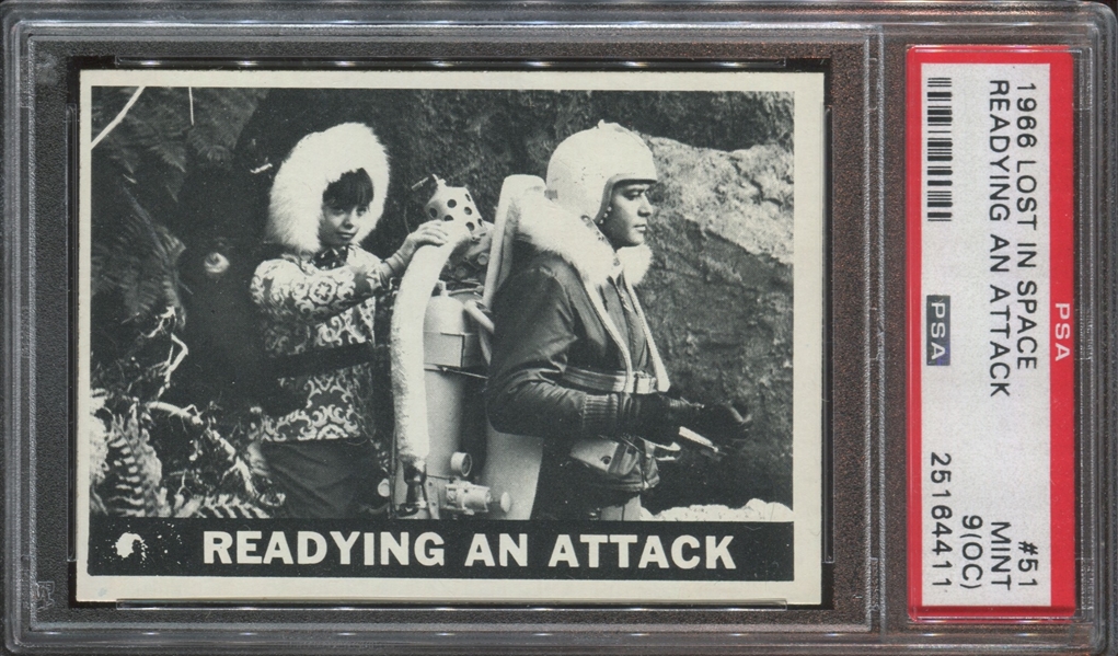 1966 Topps Lost in Space #51 Readying An Attack PSA9 Mint(OC)