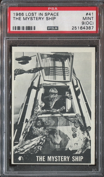 1966 Topps Lost in Space #41 The Mystery Ship PSA9 Mint(OC)