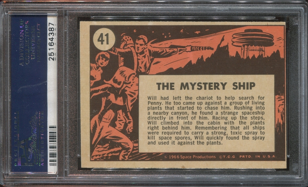1966 Topps Lost in Space #41 The Mystery Ship PSA9 Mint(OC)