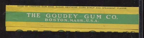 1920's Goudey Oh Boy Gum Higher Grade Wrapper