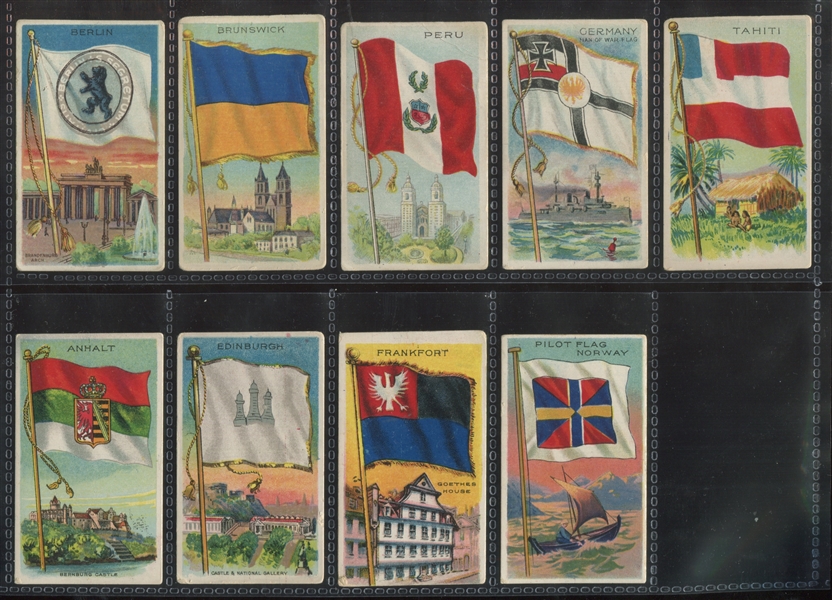 T59 Flag Series Lot of (194) Cards with Tough Backs