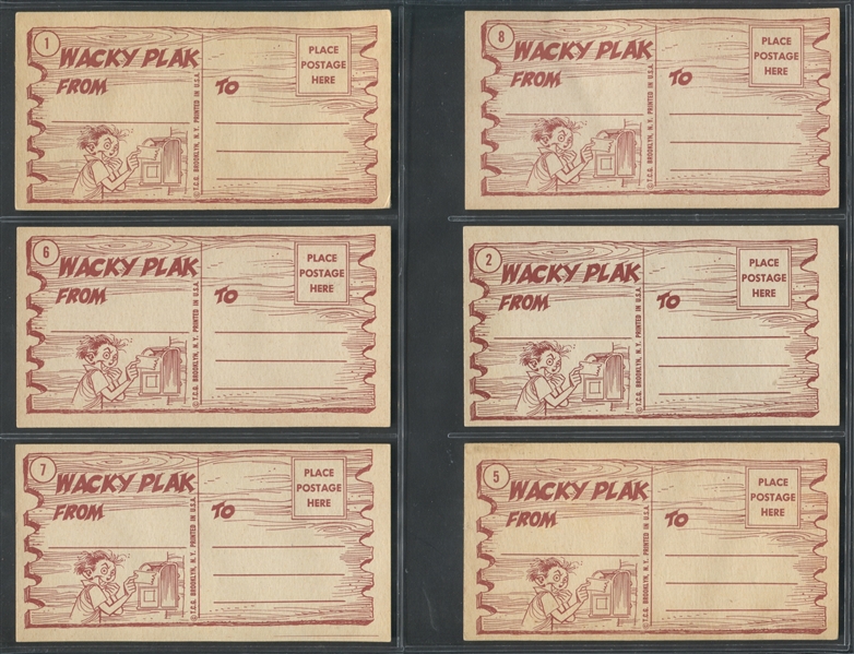 1959 Topps Wacky Plaks Lot of (47) Cards