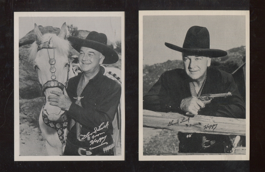F-UNC Hopalong-Aid Hopalong Cassidy Folio with (12) Photos