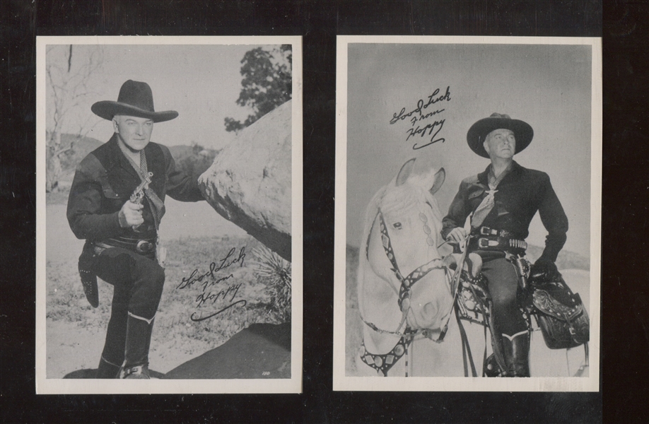 F-UNC Hopalong-Aid Hopalong Cassidy Folio with (12) Photos