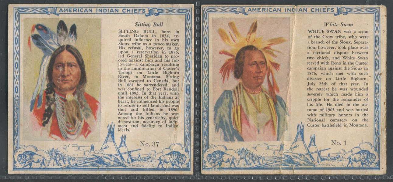 T129 Red Man American Indian Lot of (39) Cards