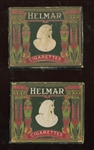 1910s-1920s Helmar Cigarettes Lot of (2) Boxes