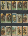 E26 Dockman Menagerie Gum Animal Lot of (22) Cards