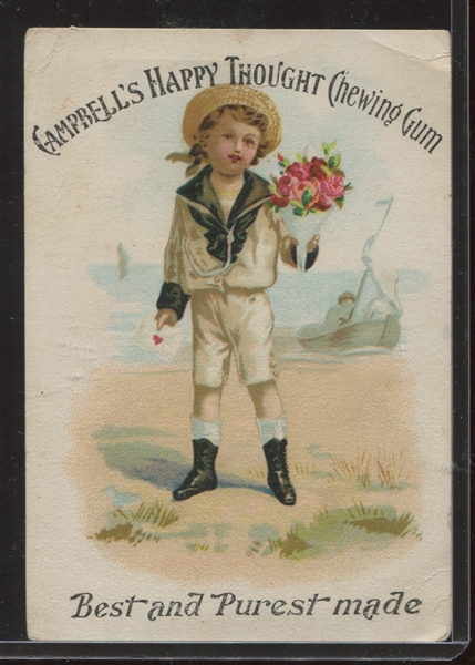 Campbell's Happy Thought Chewing Gum Trade Card