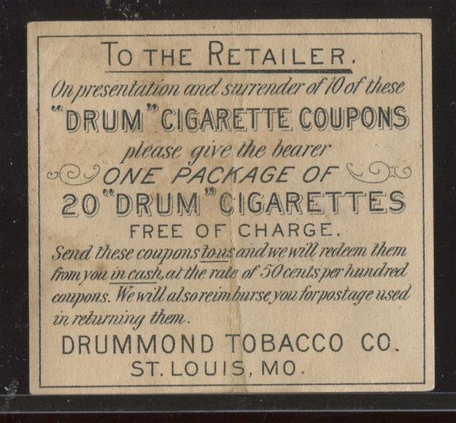 Great Drummond Cigarettes Coupon