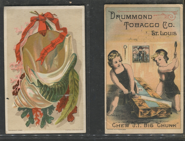 Drummond Tobacco Trade Card Lot of (3)