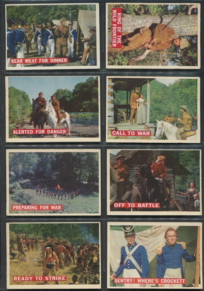 1956 Topps Davy Crockett Orange Back Set of (80) Cards