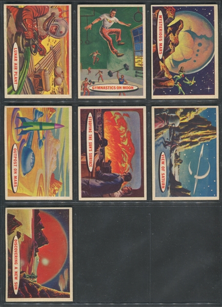 1957 Topps Space Lot of (16) Higher Grade Cards