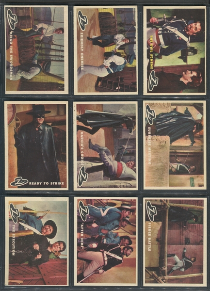 1958 Topps Zorro Lot of (20) Higher Grade Cards