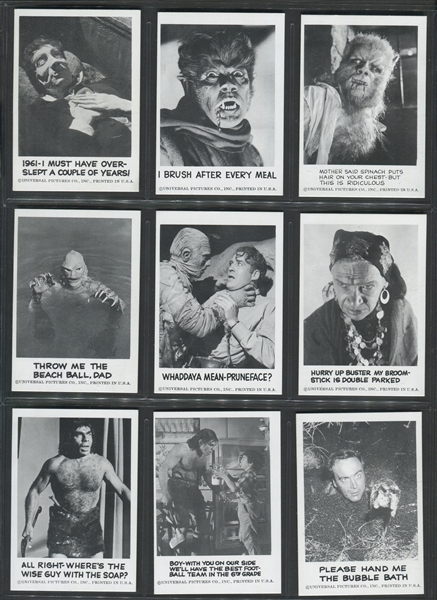 1963 Leaf Spook Stories Lot of (61) Cards 