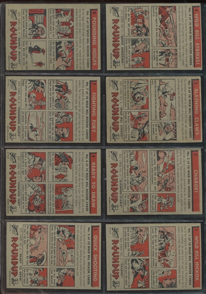 1956 Topps Round-Up Higher Grade Set of (80) Cards