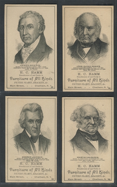 H602 Presidents H.C. Hamm Furniture Complete Set of (23) Cards