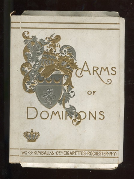 A40 Kimball Arms of Dominions Album Complete With All (48) Cards