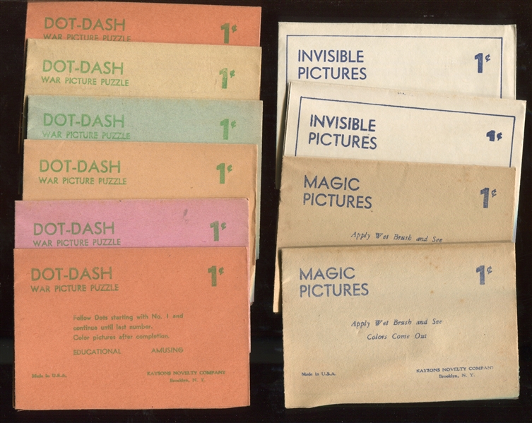 1940's Magic Picture / Invisible Pictures Folio Lot of (10) Different2