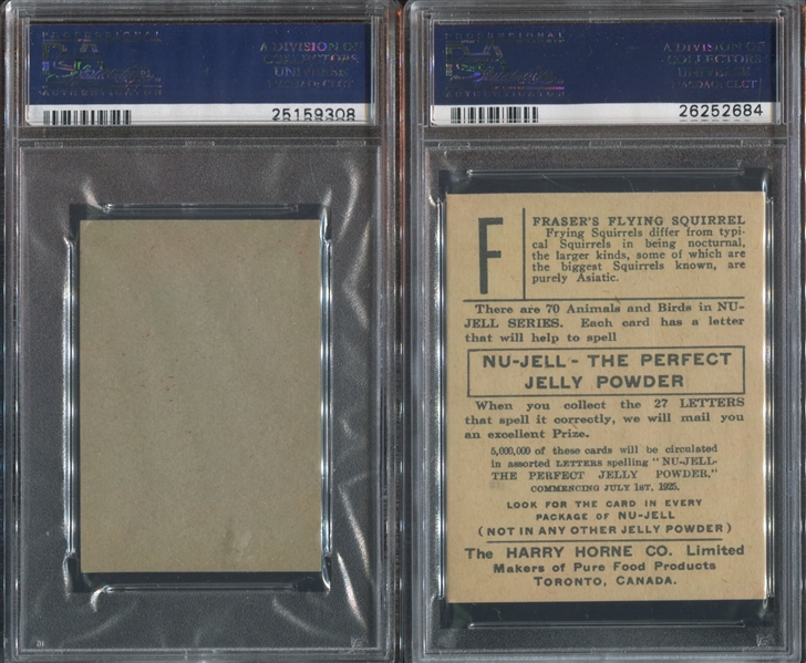 Lot of (4) PSA-Graded Canadian Type Cards 