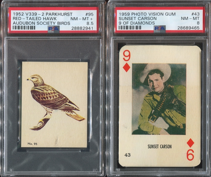 Lot of (2) High-Grade PSA-Graded Canadian Type Cards