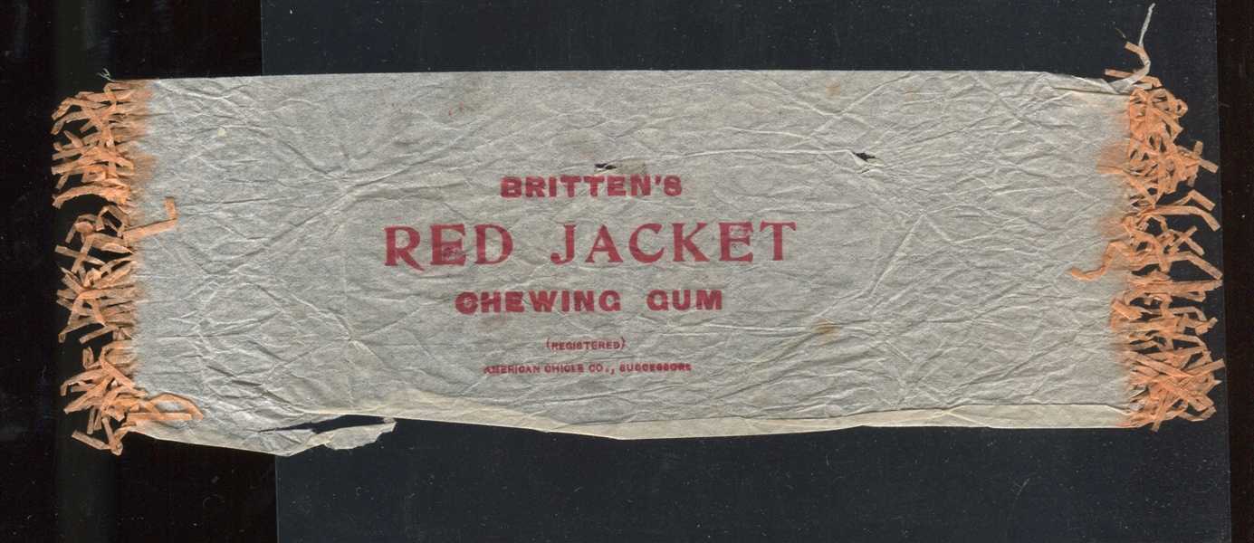 1890's Britten's Red Jacket Gum Wrapper