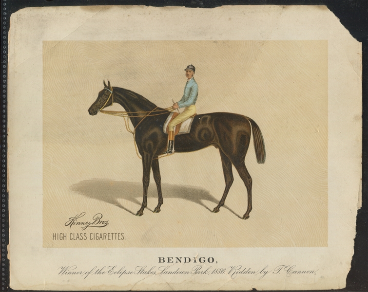 N239 Kinney Tobacco Race Horses Premiums Bendigo