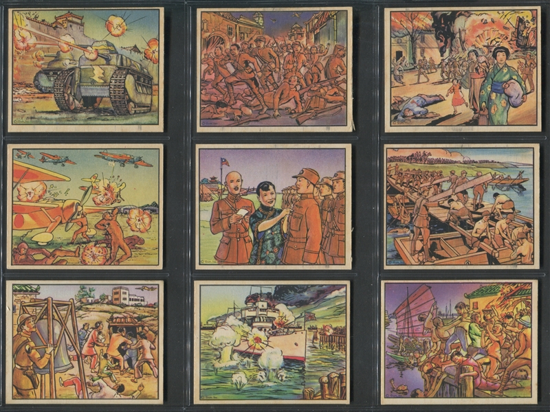 R69 Gum Inc Horrors of War Lot of (34) Clean Cards