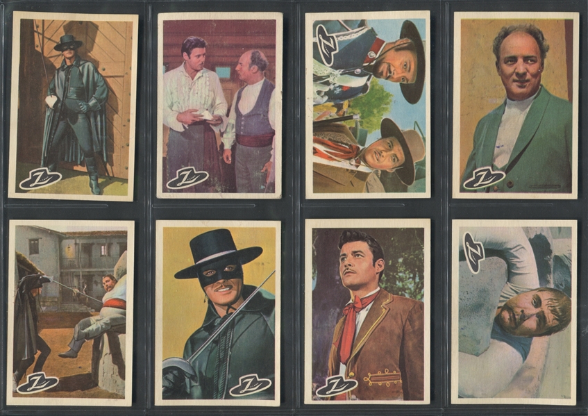 V339-21 Parkhurst Zorro Near Set of (35/50) Cards