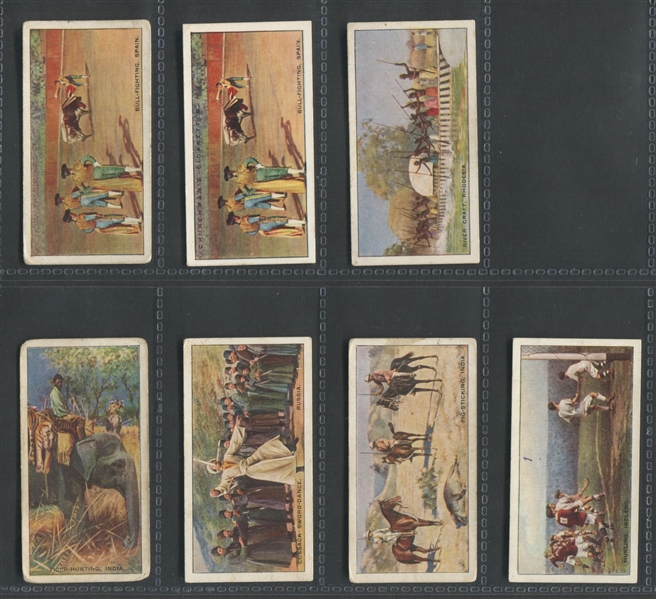1929 Churchman Sports & Games Lot of (17) Cards