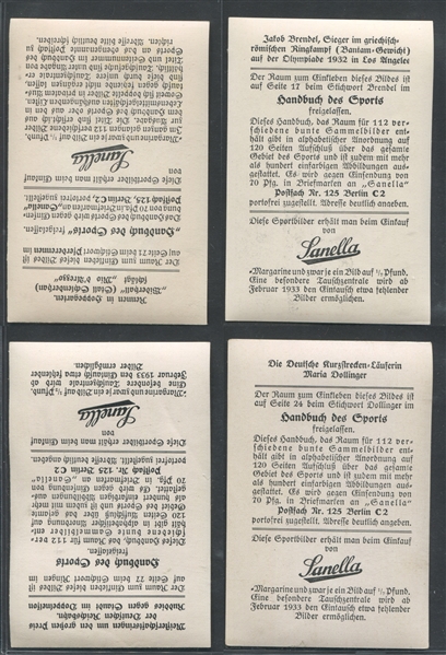 1932 Sanella Margarine Lot of (27) Sports Cards