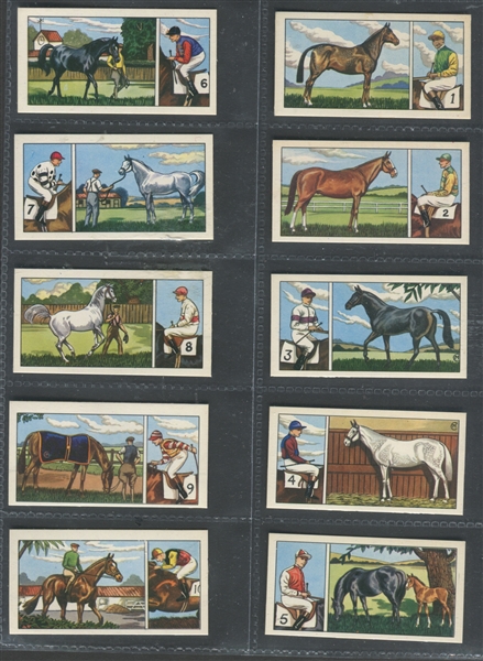 Anonymous (UK) – Jockeys & Owner’s Colors Complete Set of (25) Cards