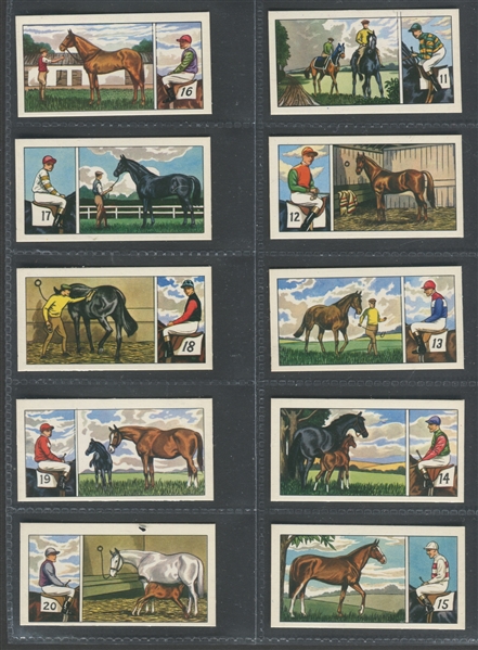 Anonymous (UK) – Jockeys & Owner’s Colors Complete Set of (25) Cards