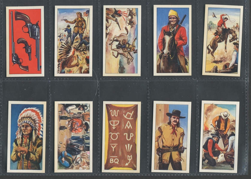1963 Barratt (UK) – The Wild West Near Set of (19/25) cards