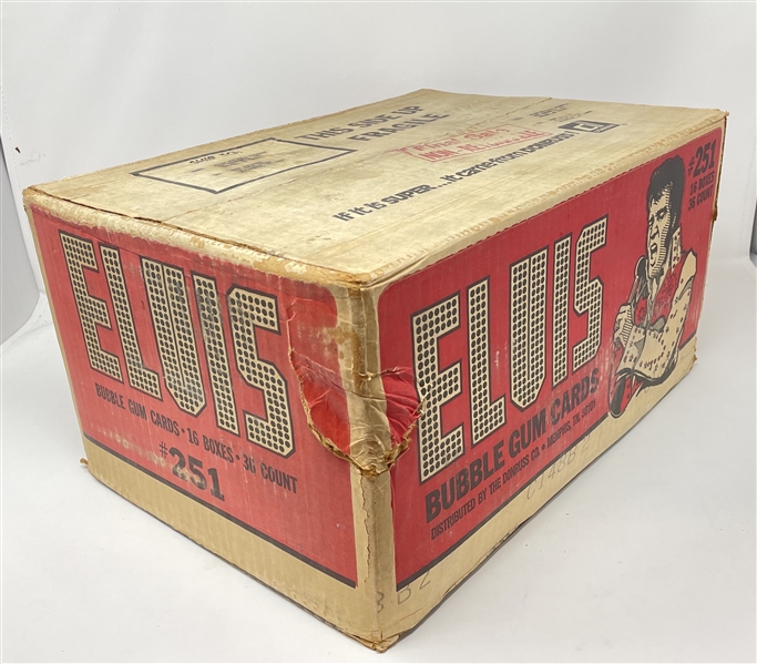 1978 Donruss Elvis Unopened Full Case of (16) Boxes