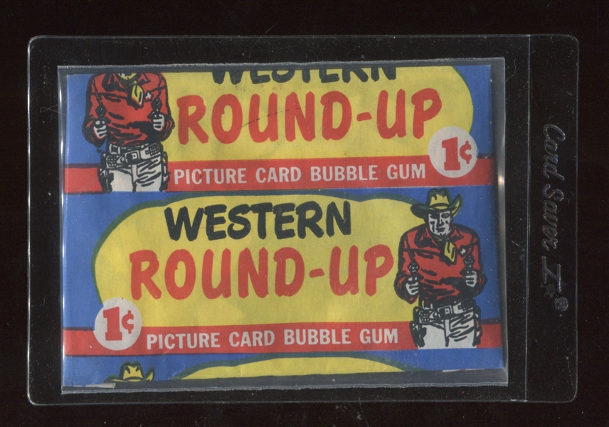 1956 Topps Round-Up Unopened One Cent Package