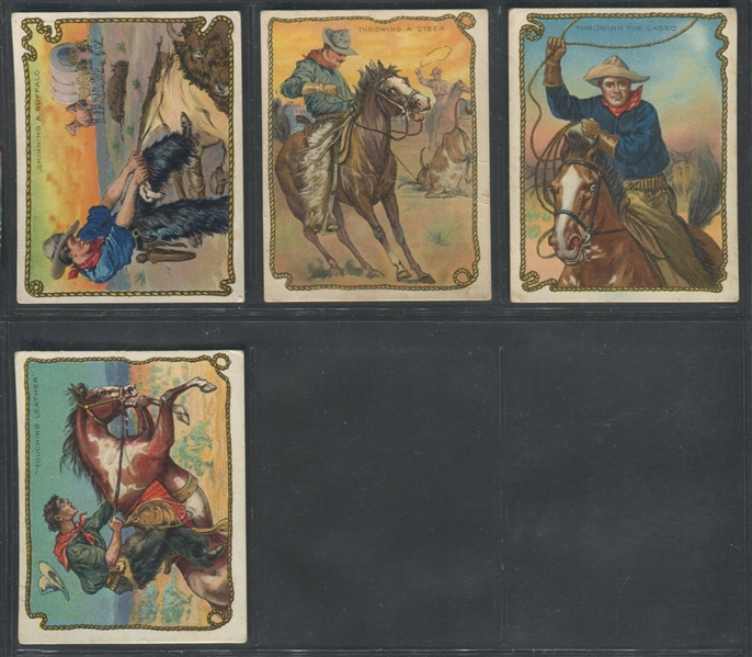 T53 Hassan Cigarettes Cowboys Complete Set of (49) Cards