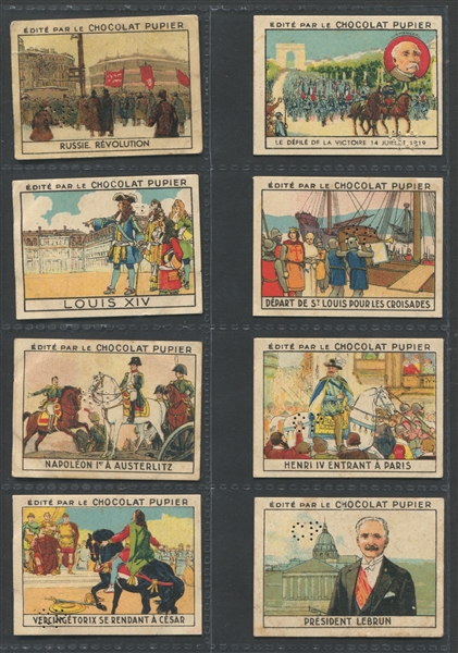 1920's Chocolate Pupier (France) Lot of (56) Colorful Cards