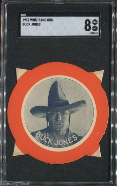 R-UNC Whiz Bang Gum Buck Jones SGC8 NM-MT