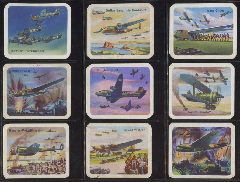 V407 Cracker Jack U.N. Battle Planes Lot of (32) Series 147 Cards