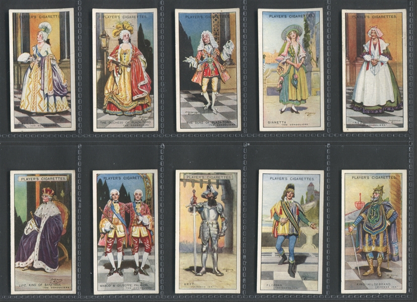 1927 John Player Gilbert & Sullivan 2nd Series Complete Set of (50) Cards