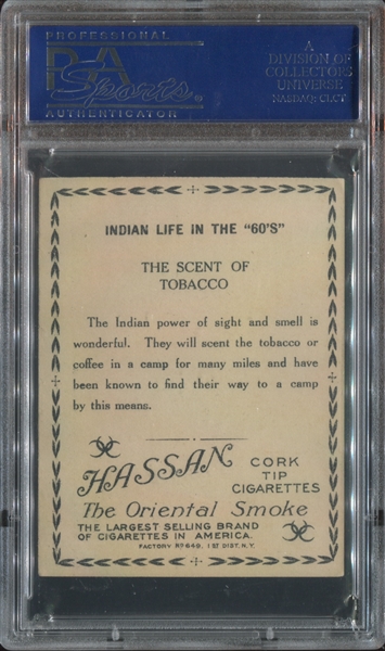 T73 Hassan Indian Life in 60's - On the Scent of Tobacco PSA5 EX