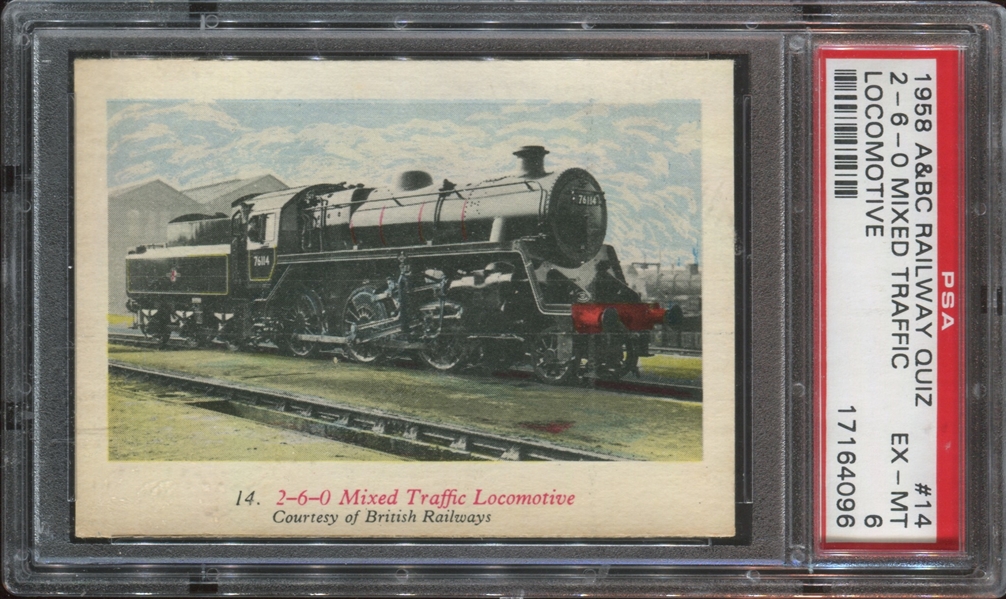 1958 A&BC Railway Quiz #14 2-6-0 Mixed Traffic Locomotive PSA6 EX-MT