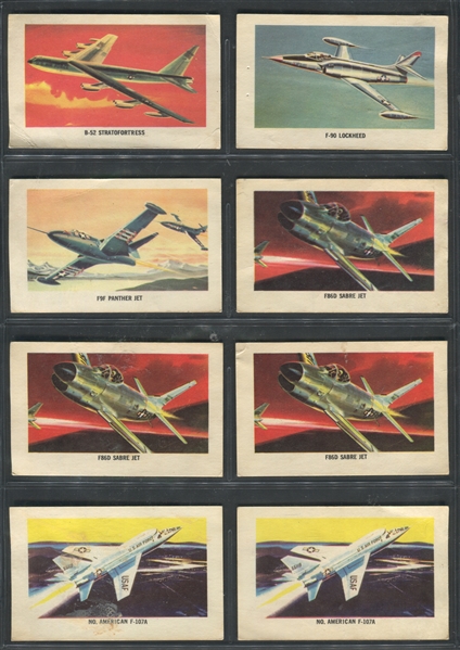 F223/FC47-1 Sicle Ice Cream Airplanes Mixed Lot of (49) Cards