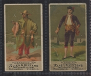 N16 Allen & Ginter Natives in Costume Lot of (2) Cards