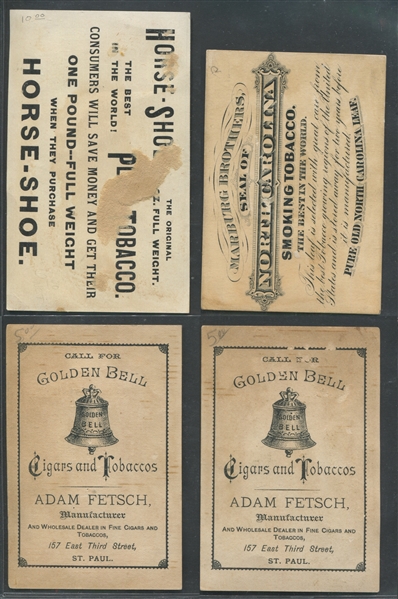 Mixed Lot of (7) Tobacco Company Trade Cards