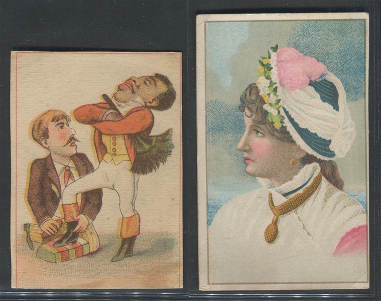 Mixed Lot of (7) Tobacco Company Trade Cards