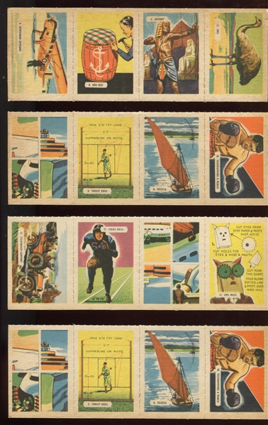 FC9-3 Kellogg's (Canada) General Interest: Series 3 Lot of (10) Strips of (4) Cards Each