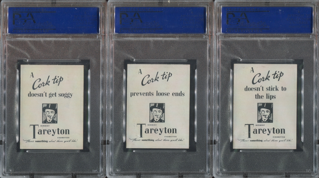 T78 Tareyton Cigarettes Little Henry Near Complete Set (77/79) with PSA-Graded